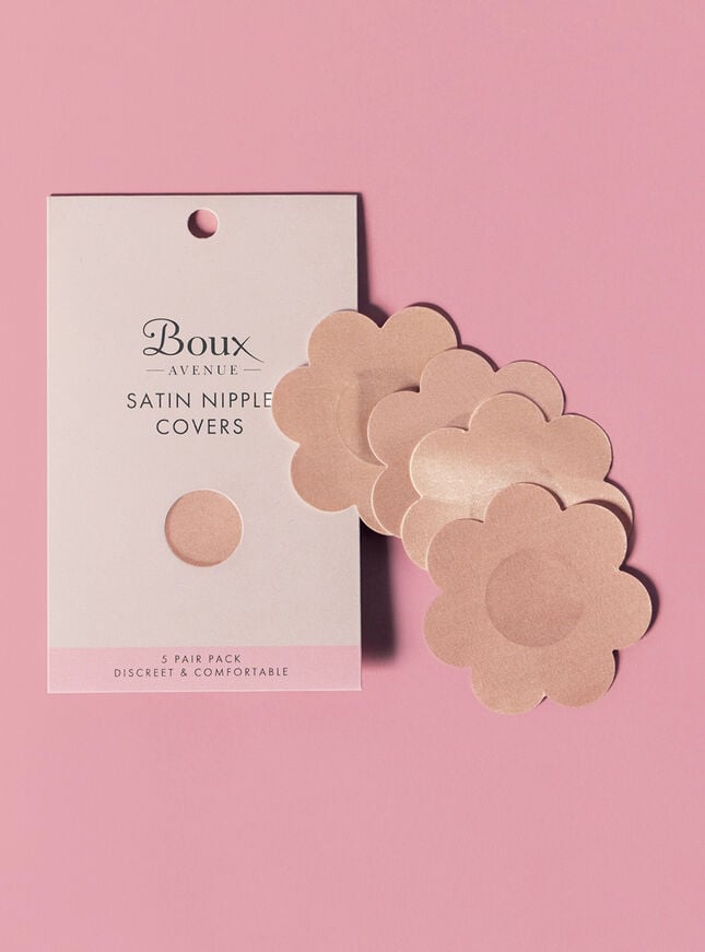 boux avenue Satin nipple covers - 02 Fair
