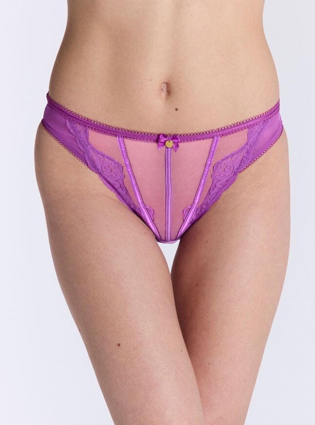boux avenue Savannah mesh briefs - Purple