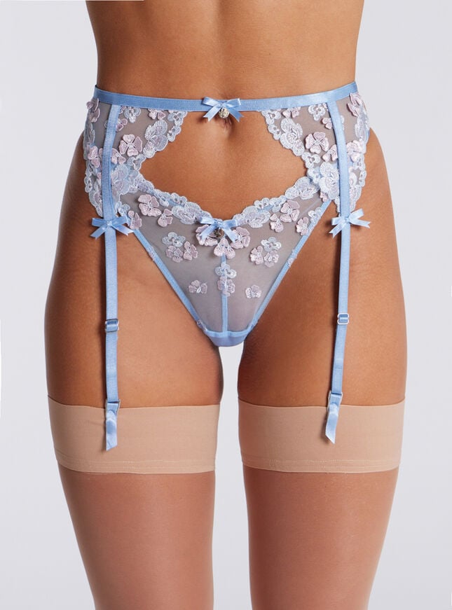 boux avenue Selina suspender belt - Blue Mix
