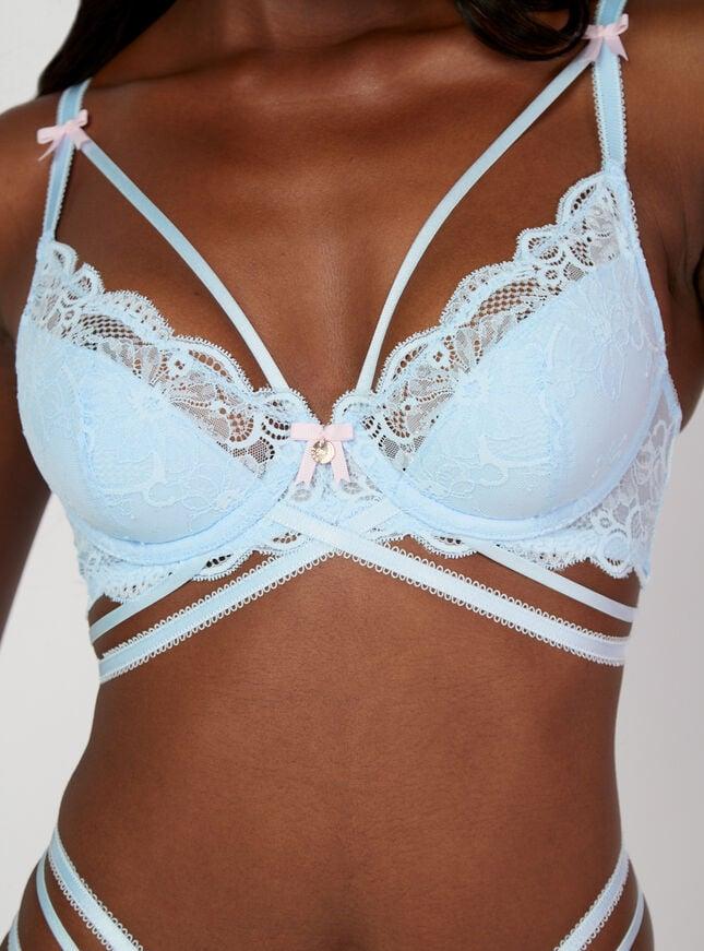 Boux Avenue Shanice Plunge Bra - Powder Blue