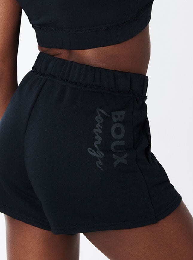 boux avenue Soft sweat shorts - Black