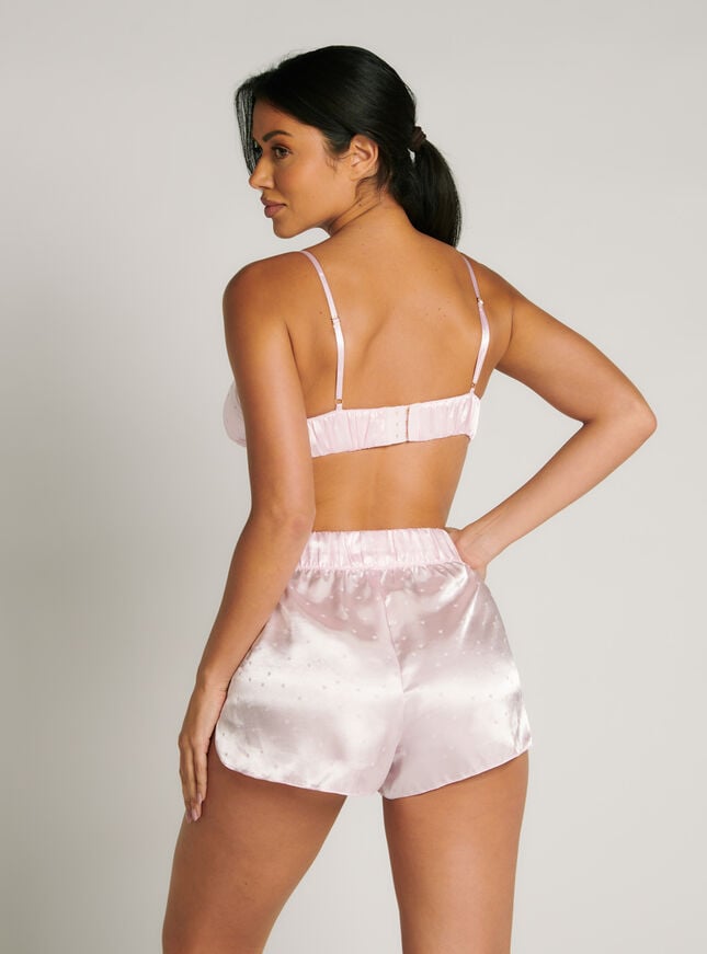 Boux Avenue Star Satin Shorts - Pink