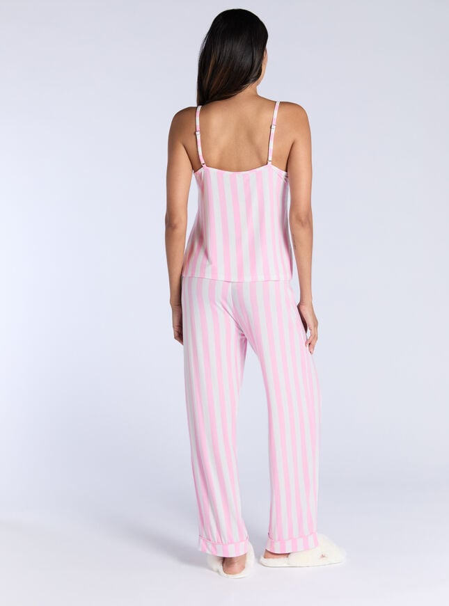 Boux Avenue Stripe Modal Pyjama Set - Pink Mix