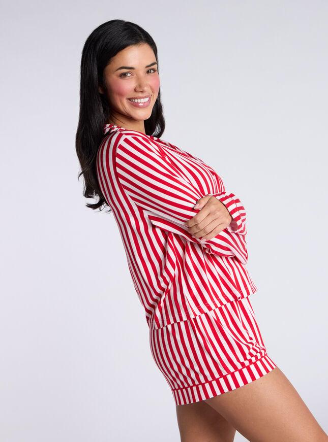 Boux Avenue Stripe Modal Short Pyjama Set - Pink Mix