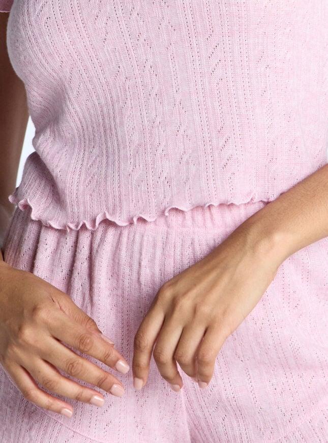 Boux Avenue Super Soft Pointelle Shorts - Dusky Pink