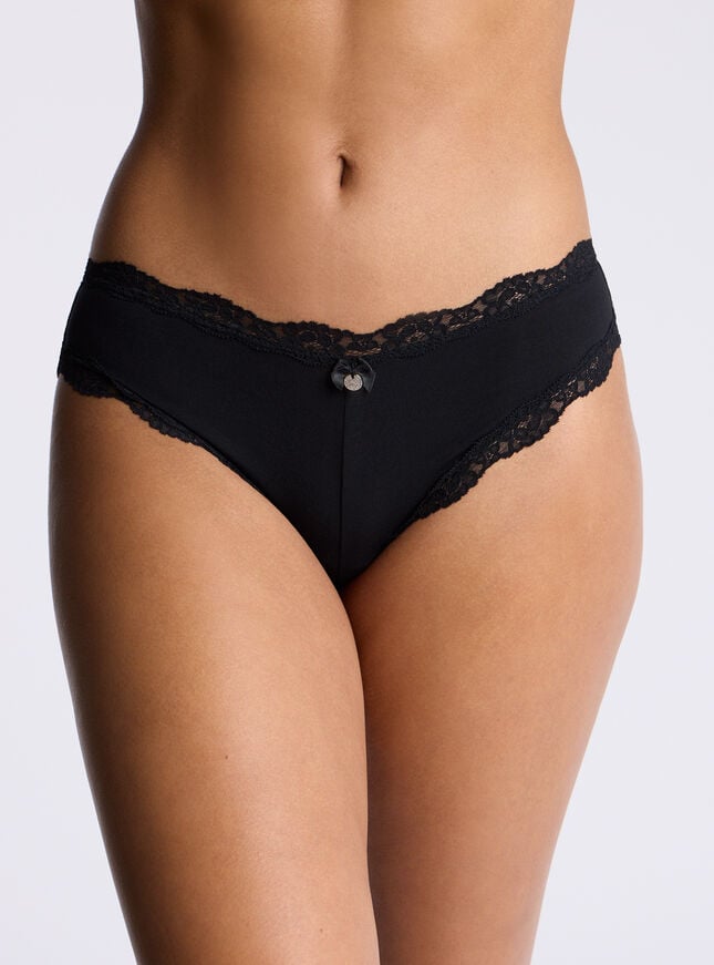boux avenue Tatiana brazilian knickers - Black