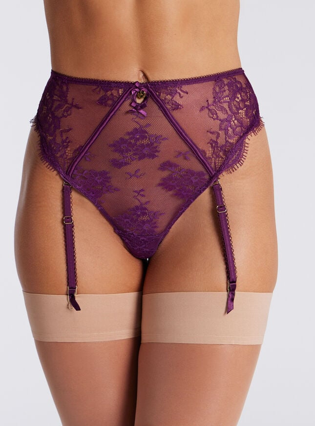 boux avenue Tiana high waist thong - Berry