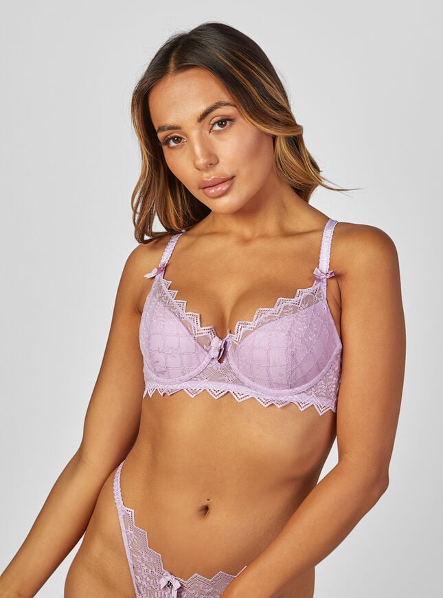 boux avenue Violette balconette bra - Lilac