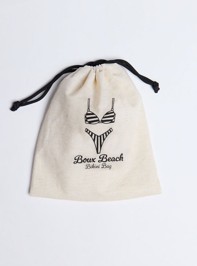 Boux Avenue Waterproof Bikini Bag - Ivory Mix