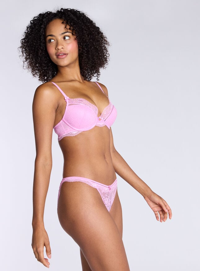 Boux Avenue Zarah Lace Briefs - Pink