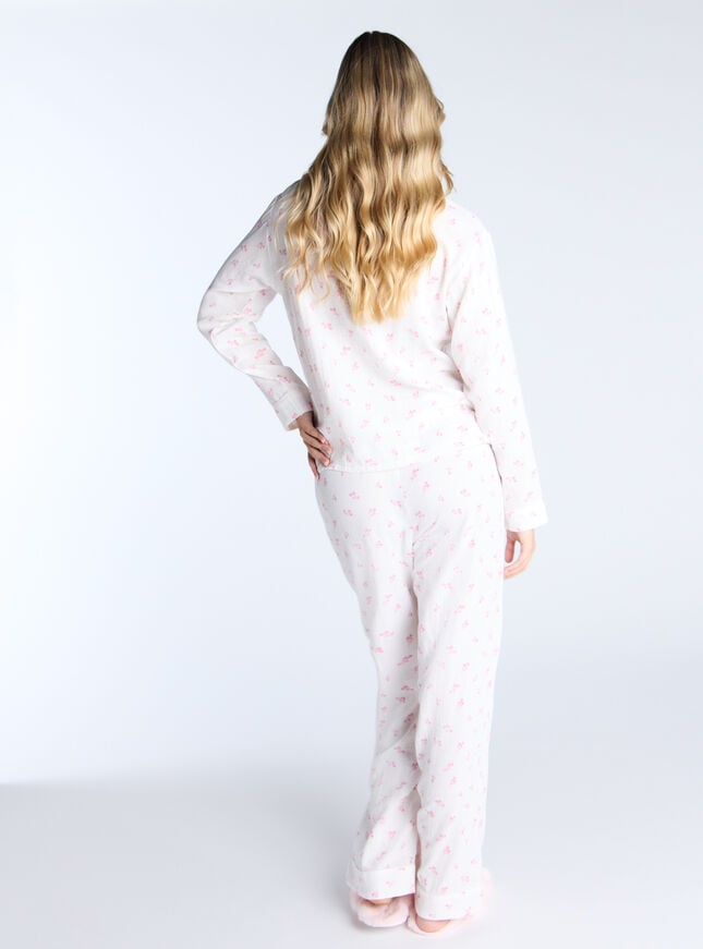 Boux Avenue Ditsy Floral Cotton Pyjama Set - White Mix