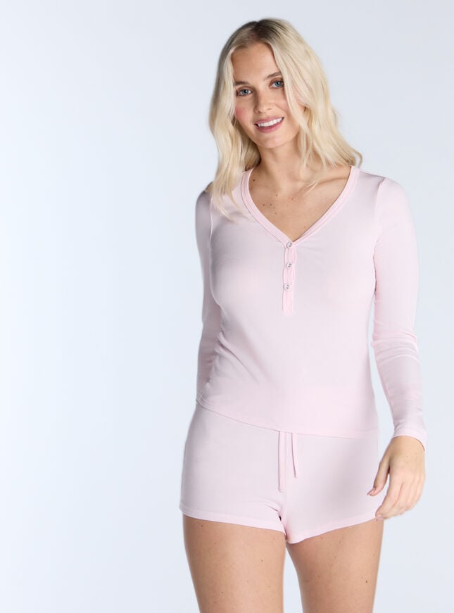 Boux Avenue Henley Modal Short Pyjama Set - Powder Pink