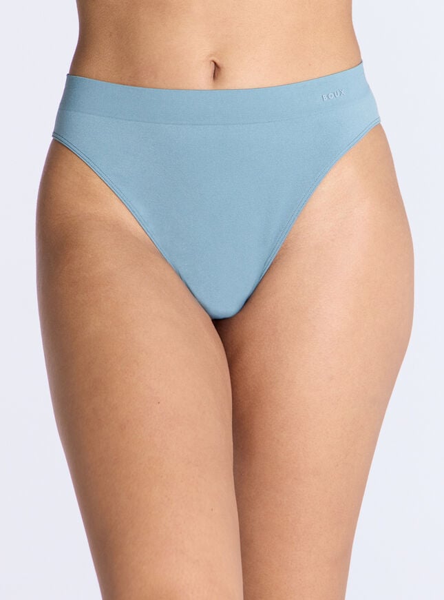 boux avenue High leg seamfree brazilian knickers - Petrol Blue