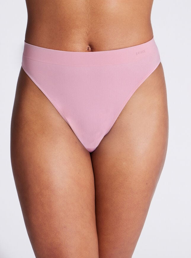 boux avenue High leg seamfree brazilian knickers - Pink