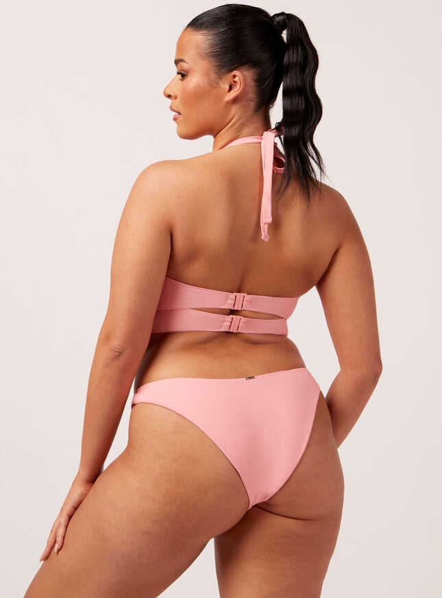 Boux Avenue Kuta Heart Brazilian Bikini Briefs - Coral