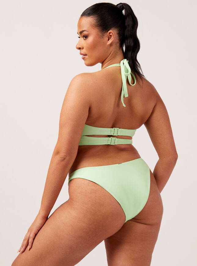 Boux Avenue Kuta Heart Brazilian Bikini Briefs - Mint Mix