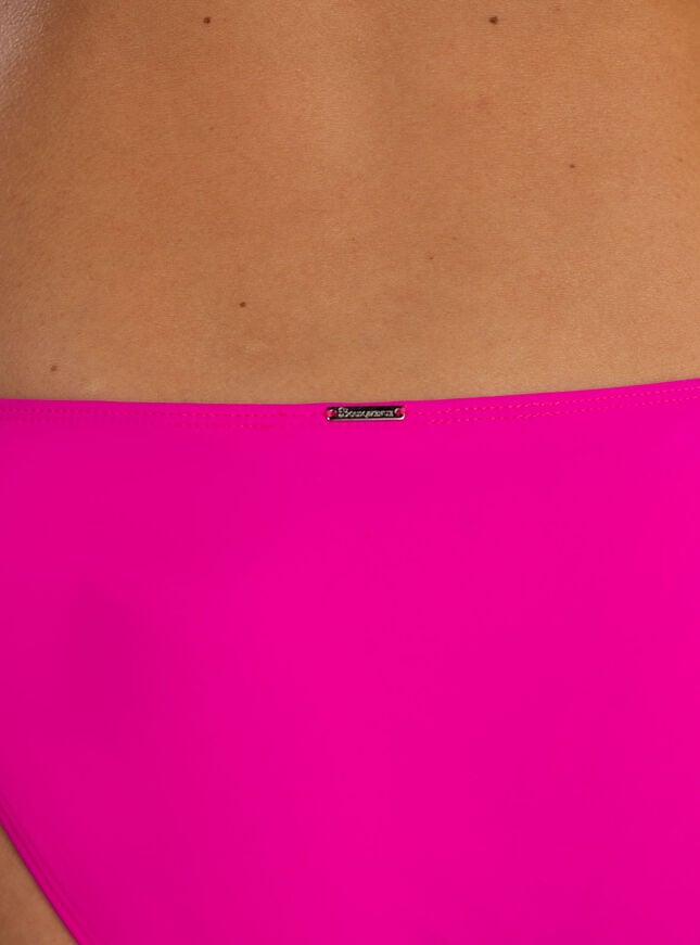 Boux Avenue Lisbon Mesh String Side Bikini Briefs - Neon Pink