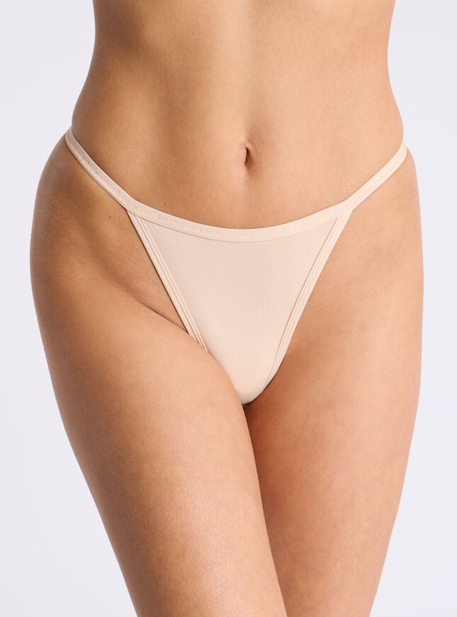 boux avenue Lucie microfibre g-string thong - 02 Fair