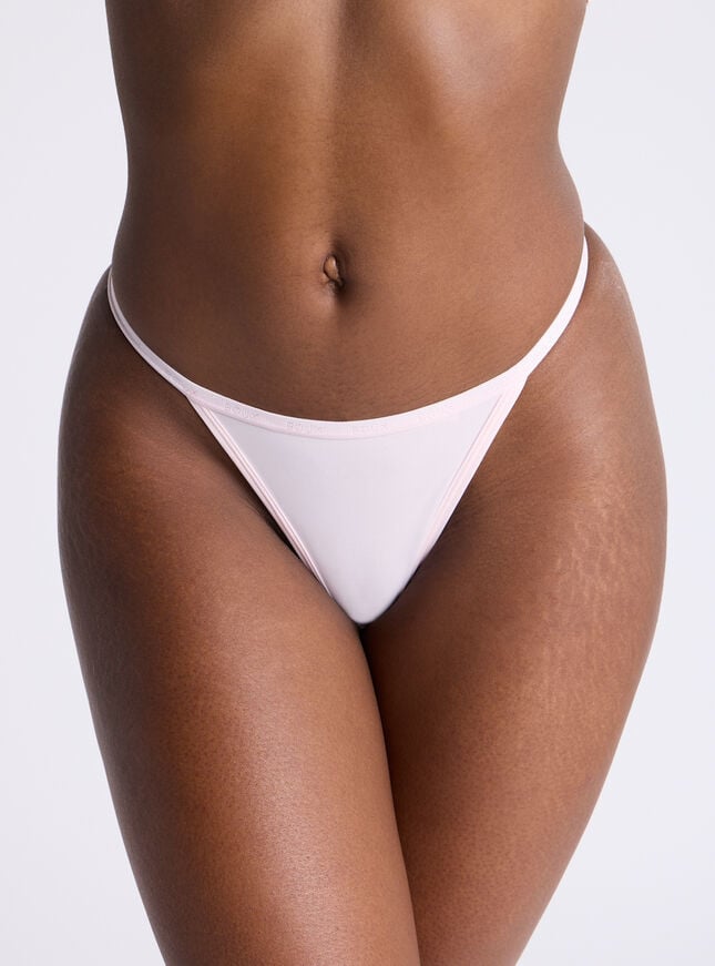 boux avenue Lucie microfibre g-string thong - 05 Boux Blush
