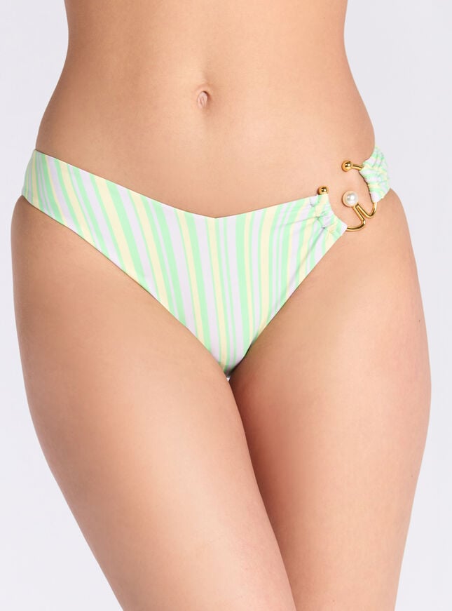 boux avenue Neapolitan stripe bikini bottoms - Multicoloured