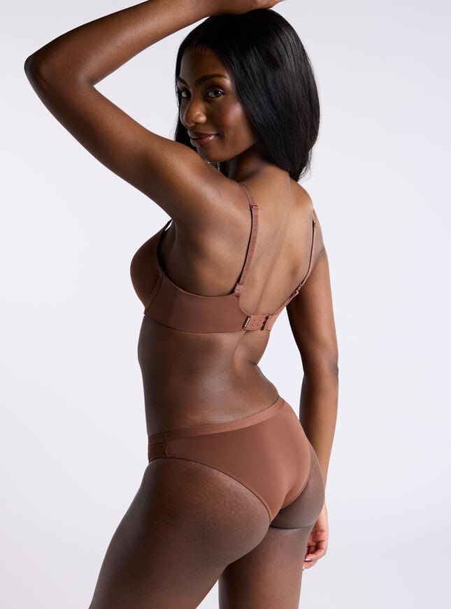 Boux Avenue Padded Microfibre Plunge T-shirt Bra - 04 Deep