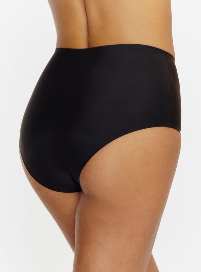 Boux Avenue Seamless Microfibre High Waist Briefs - Black