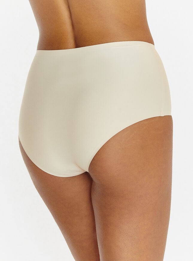 Boux Avenue Seamless Microfibre High Waist Briefs - Nude