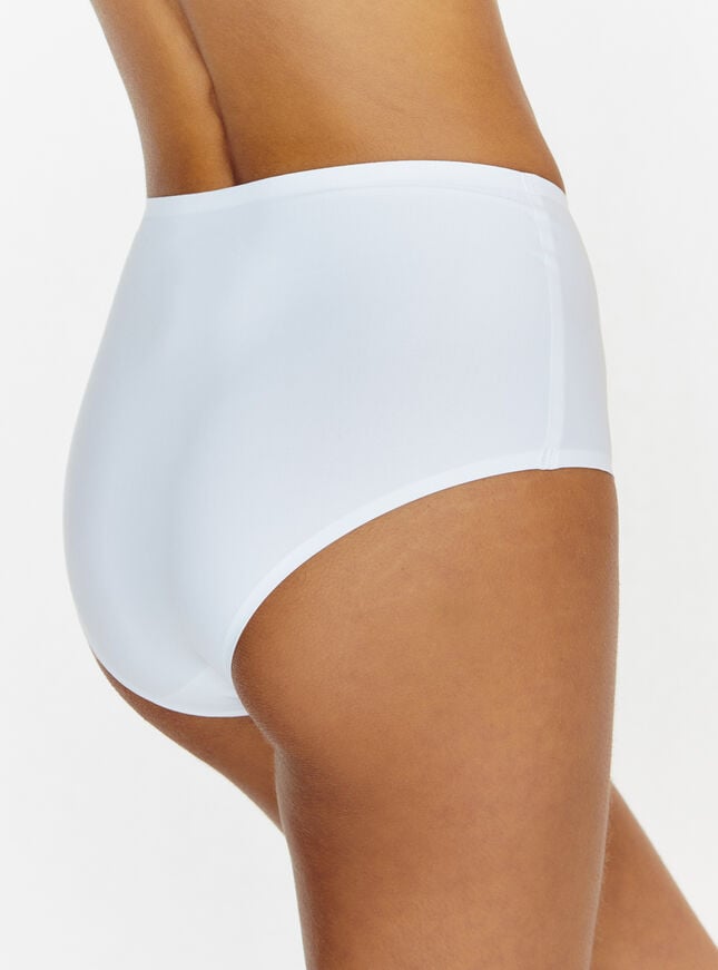 Boux Avenue Seamless Microfibre High Waist Briefs - White