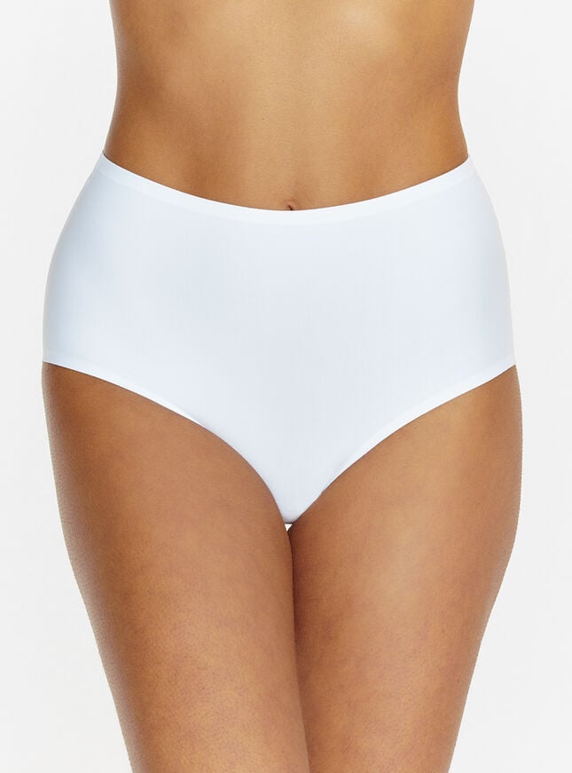 boux avenue Seamless microfibre high waist briefs - White