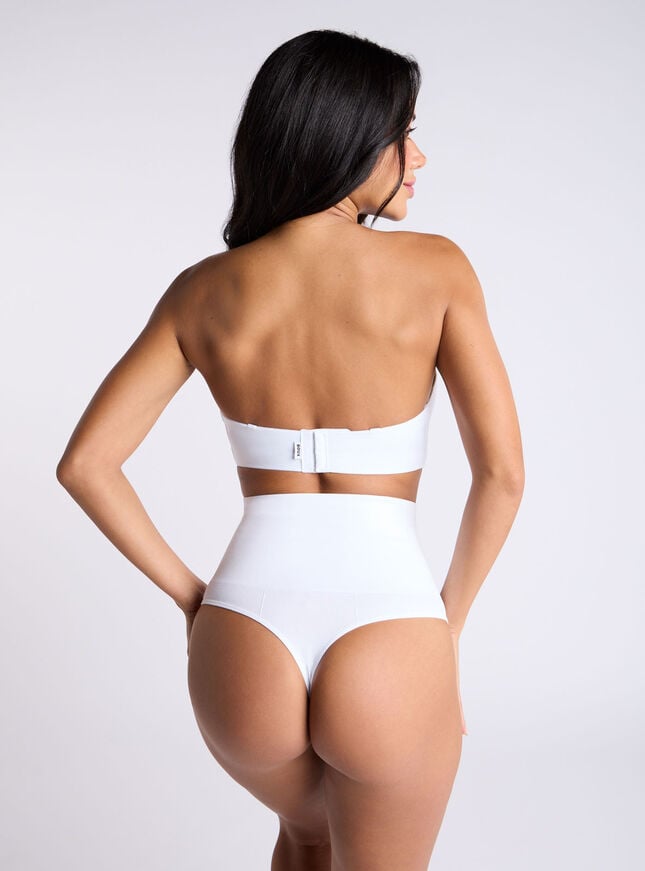 Boux Avenue Smoothing Soft-stretch High Waisted Thong - 01 Light