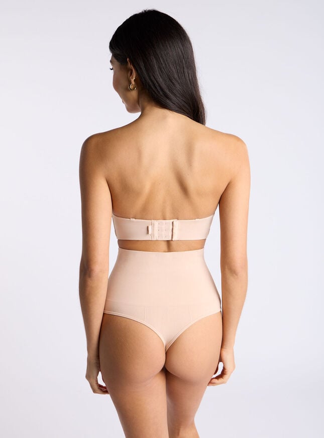 Boux Avenue Smoothing Soft-stretch High Waisted Thong - 02 Fair