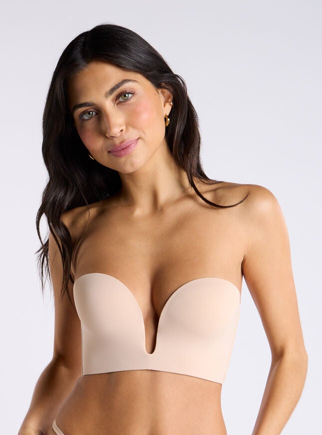 boux avenue Strapless u-wire microfibre multiway bra - 02 Fair