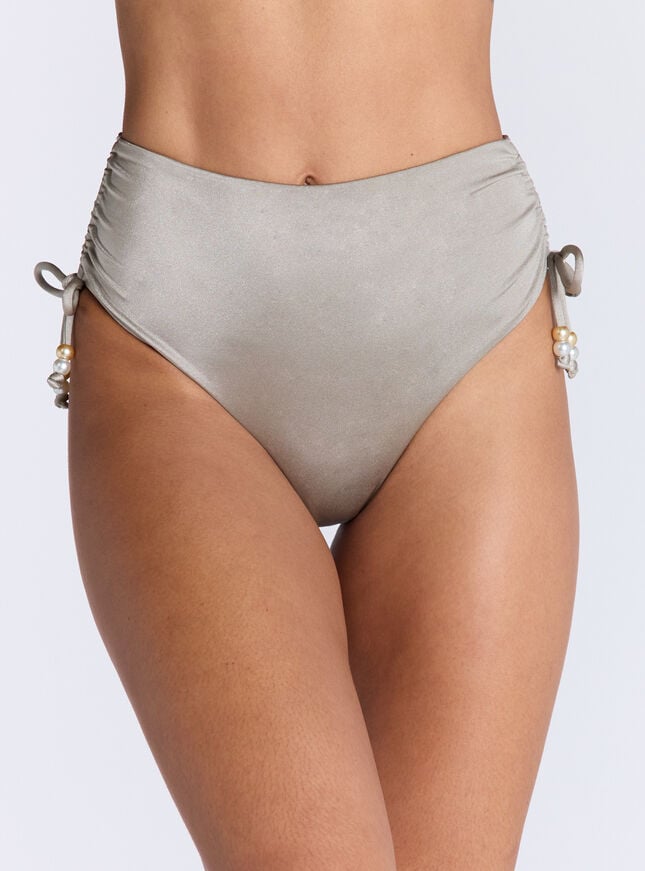 boux avenue Vida high waisted bikini bottoms - Silver