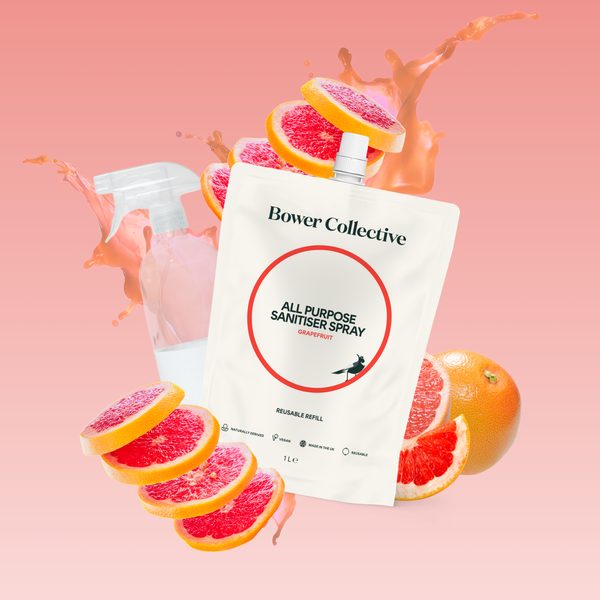 Bower Bower All-Purpose Sanitiser Spray Refill - Grapefruit 1L