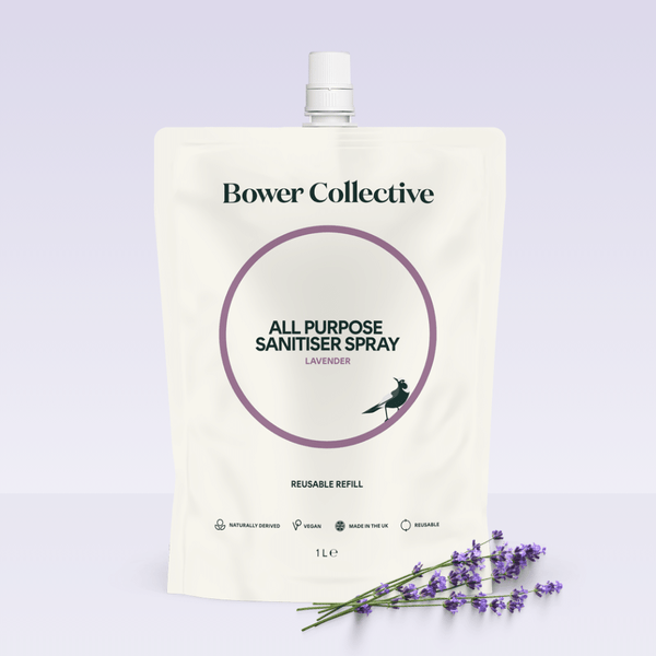 Bower Bower All-Purpose Sanitiser Spray Refill – Lavender 1L
