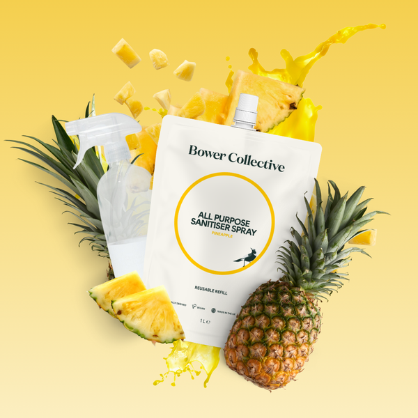 Bower Bower All-Purpose Sanitiser Spray Refill - Pineapple 1L