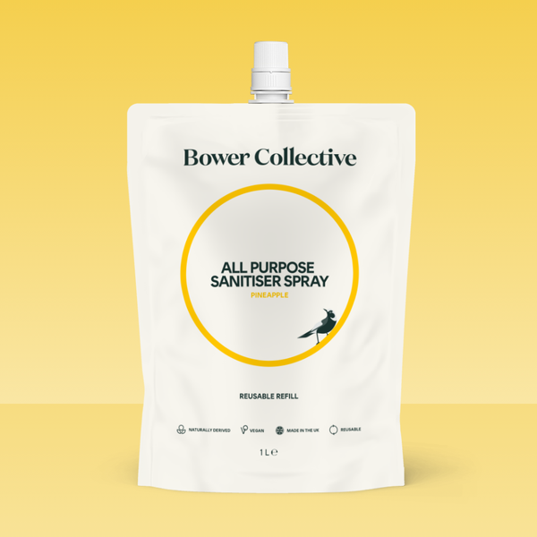 bower Bower All-Purpose Sanitiser Spray Refill - Pineapple 1L