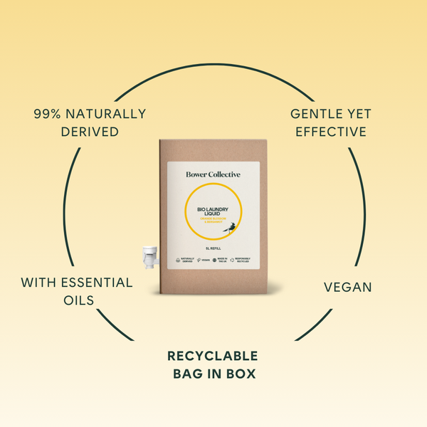 Bower Bower Bio Laundry Liquid - Orange Blossom & Bergamot 5L Bag In Box