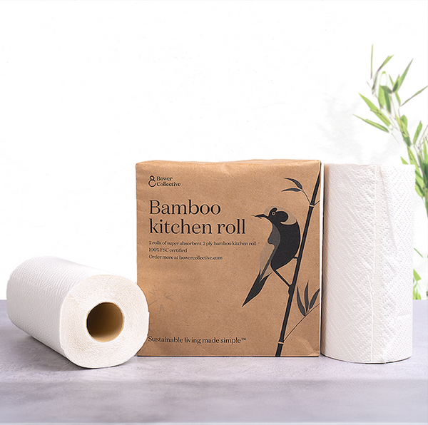 bower Bower Bamboo Kitchen Roll – 2 pack