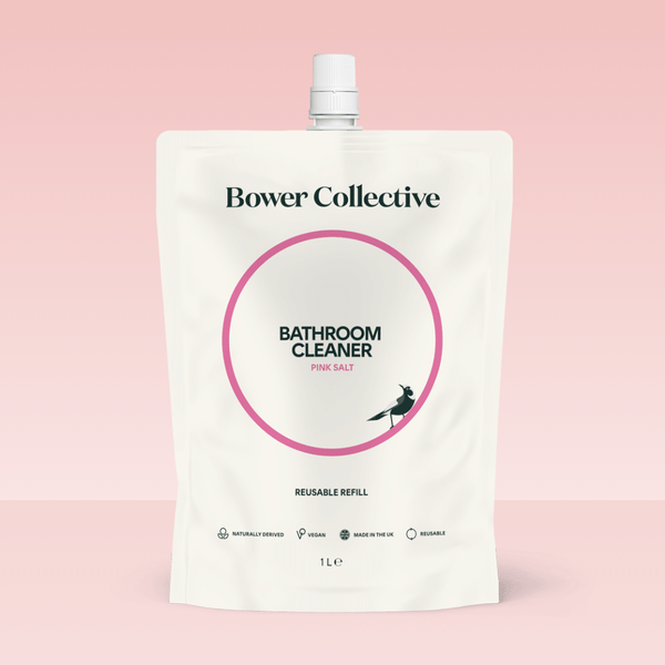 bower Bower Bathroom Cleaner Pink Salt Refill 1L
