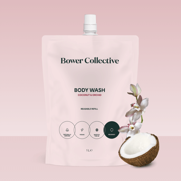 Bower Bower Body Wash Refill - Coconut & Orchid 1L