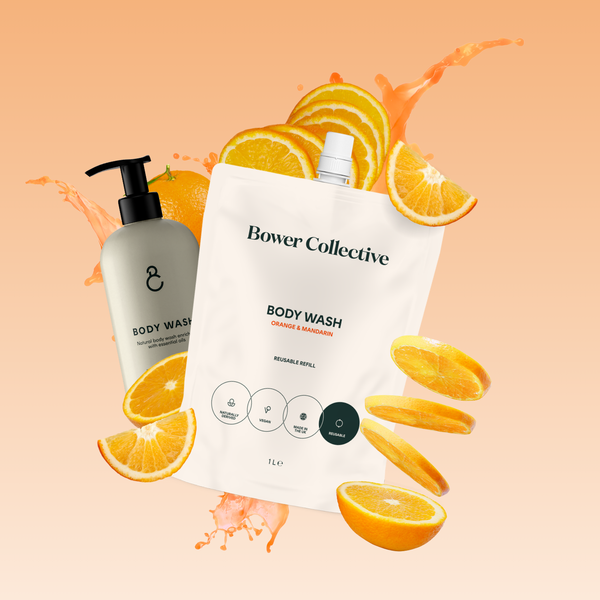 Bower Bower Body Wash Refill - Orange & Mandarin 1L