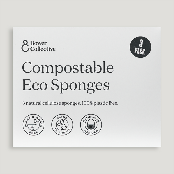 Bower Bower Compostable Eco Sponge – 3-pack