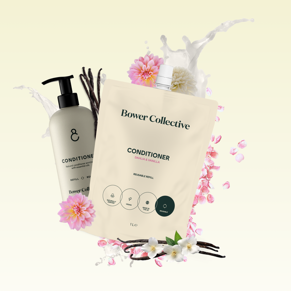 Bower Bower Conditioner Refill – Dahlia & Vanilla 1L