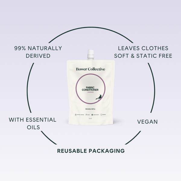 Bower Bower Fabric Conditioner Refill - Lavender 1L
