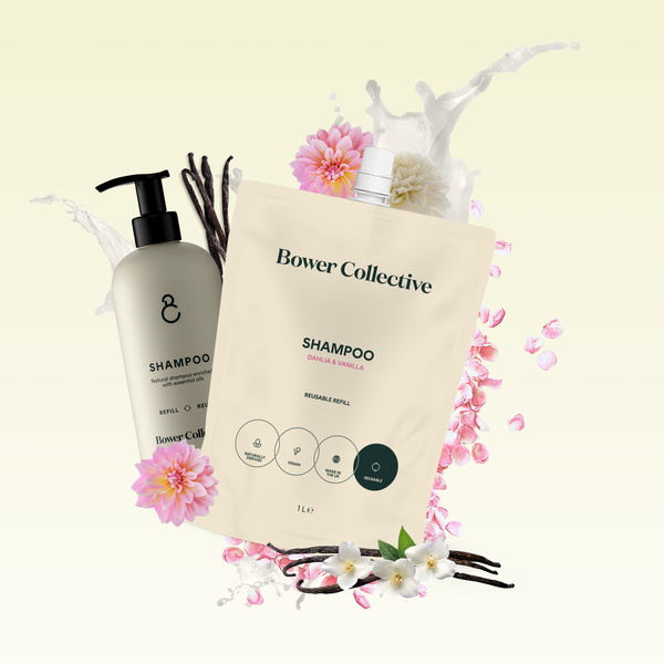 Bower Bower Shampoo Refill – Dahlia & Vanilla 1L