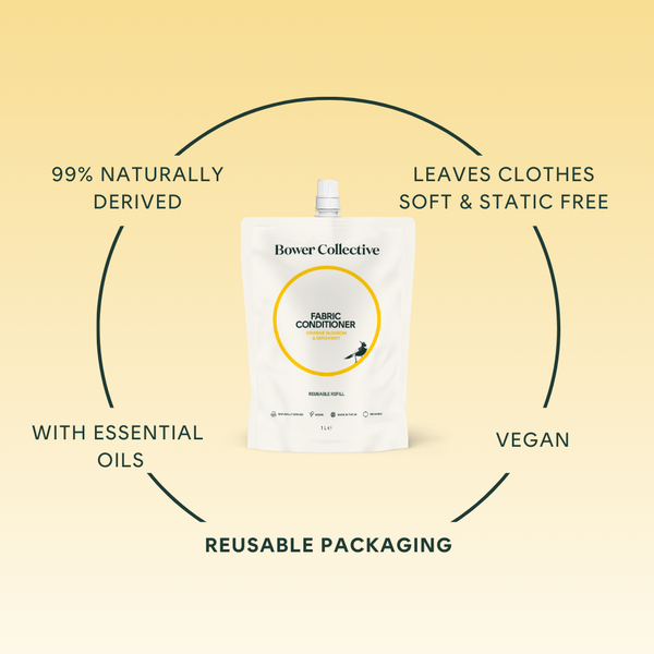 Bower Bower Fabric Conditioner - Orange Blossom & Bergamot 1L