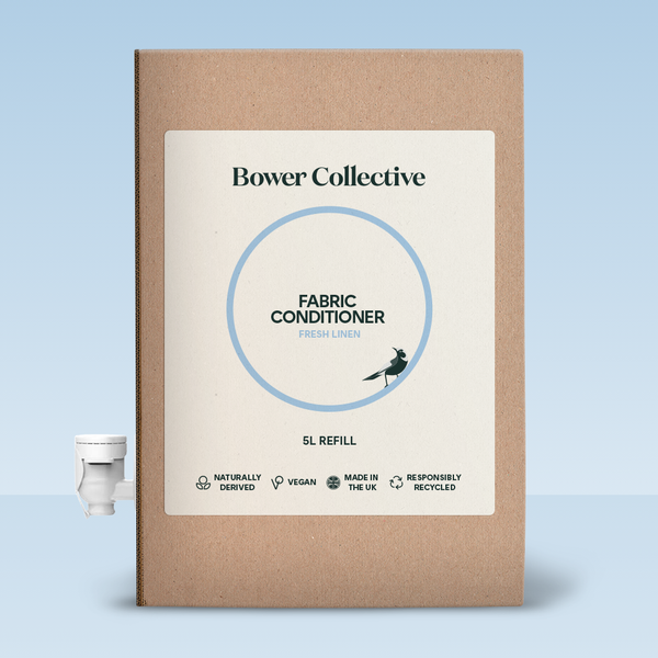 bower Bower Fabric Conditioner Refill – Fresh Linen - Bag in Box - 5L