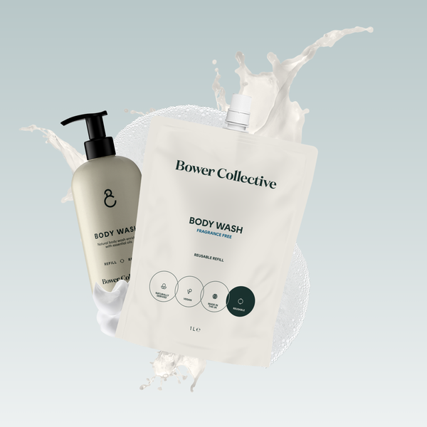 Bower Bower Gentle Body Wash Refill - Fragrance Free 1L