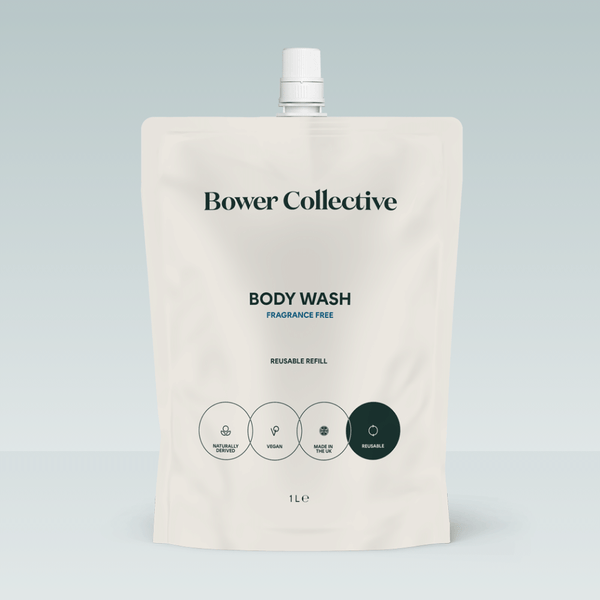 bower Bower Gentle Body Wash Refill - Fragrance Free 1L